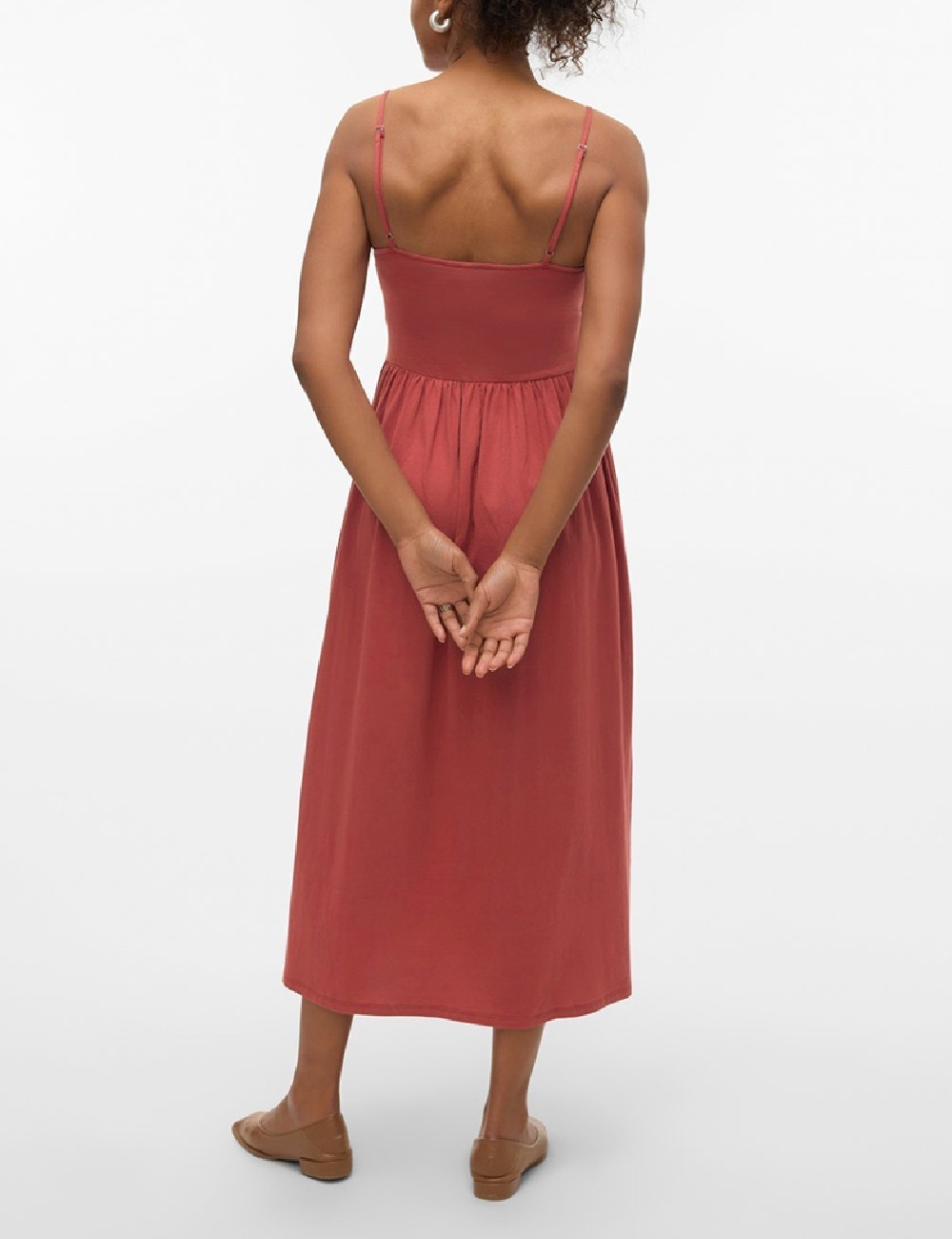 Rochie medie Vero Moda, caramiziu - 1 | YEO