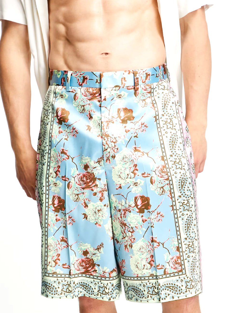 Pantaloni scurti ASOS, bleu