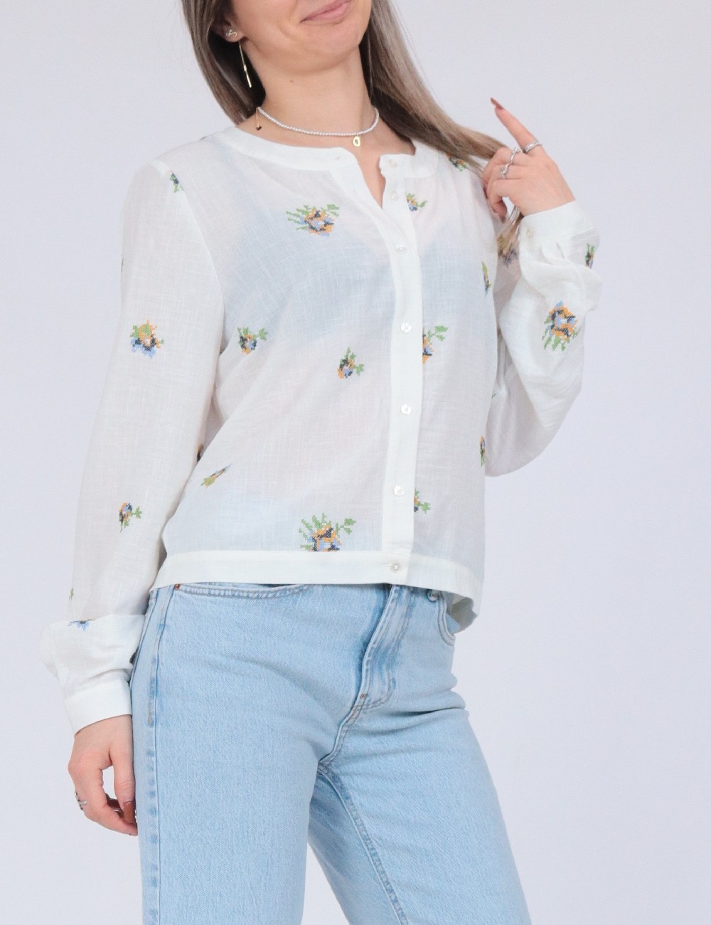 Camasa Vero Moda, alb - 1 | YEO