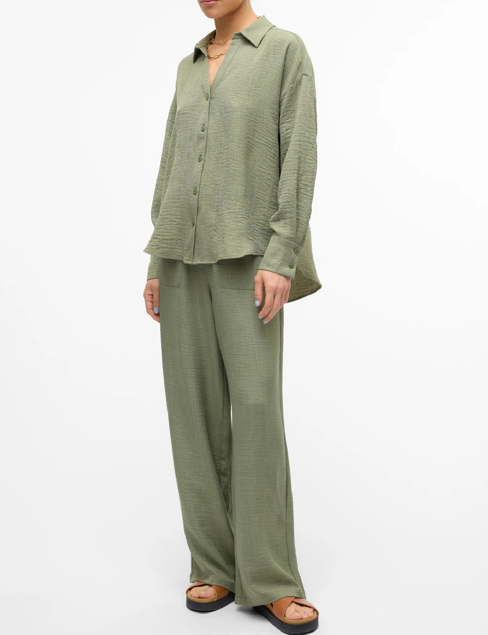 Camasa Vero Moda, verde