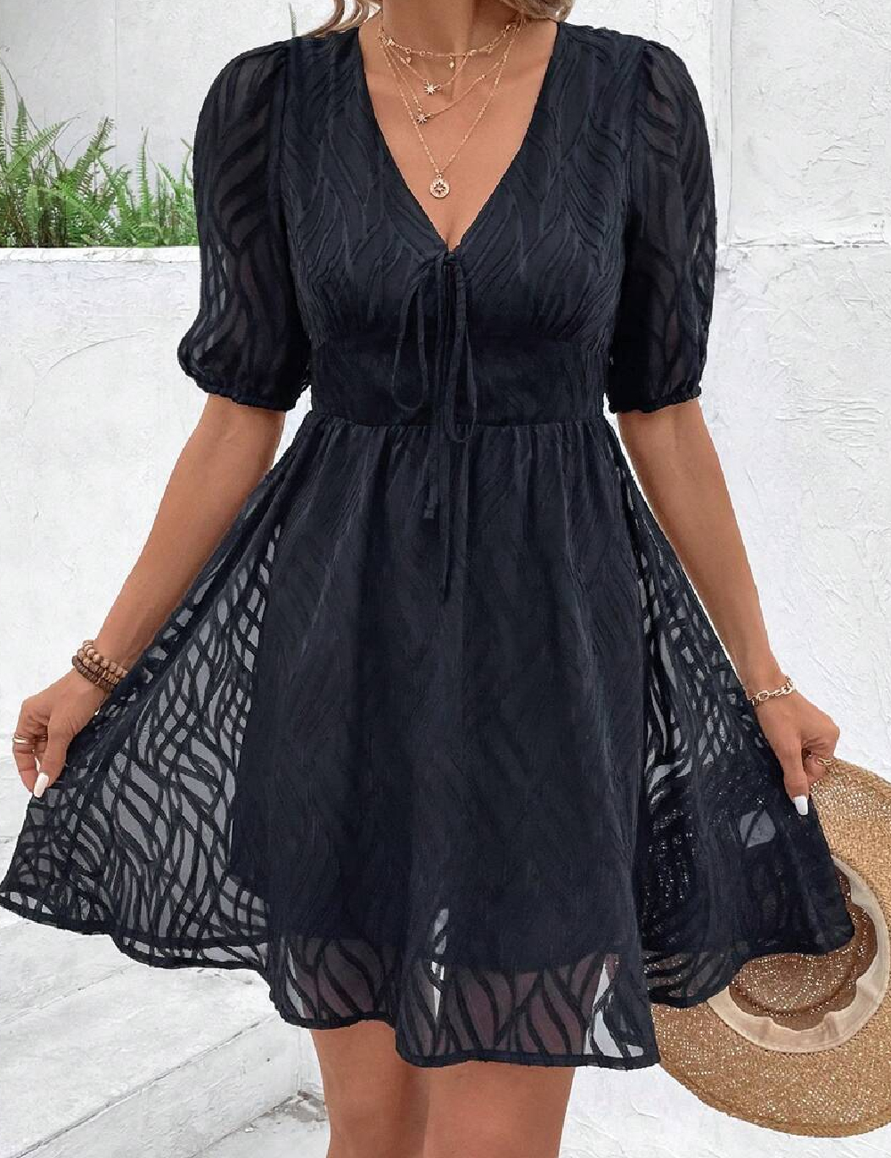 Rochie scurta SHEIN, negru