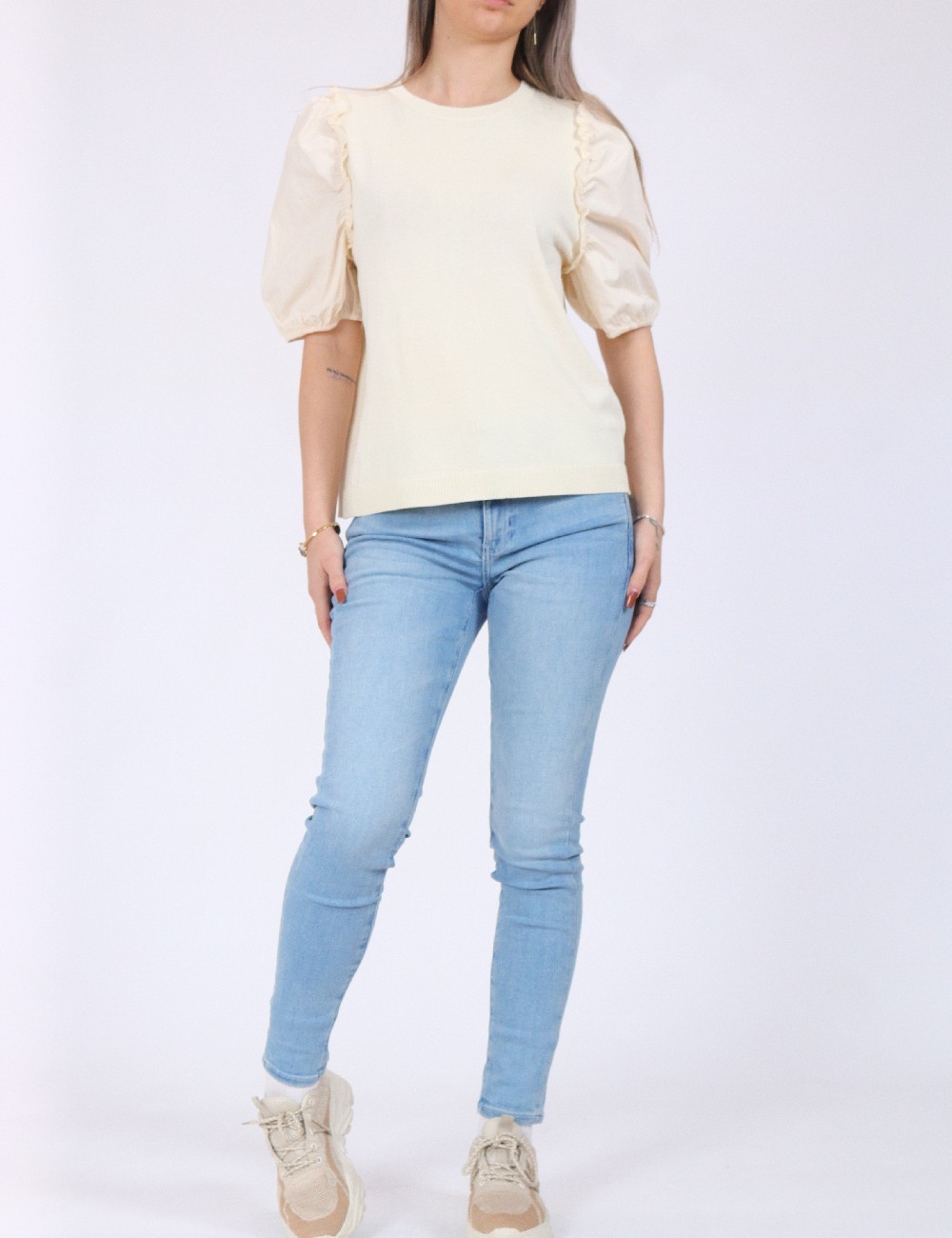 Bluza Vero Moda, crem - 1 | YEO