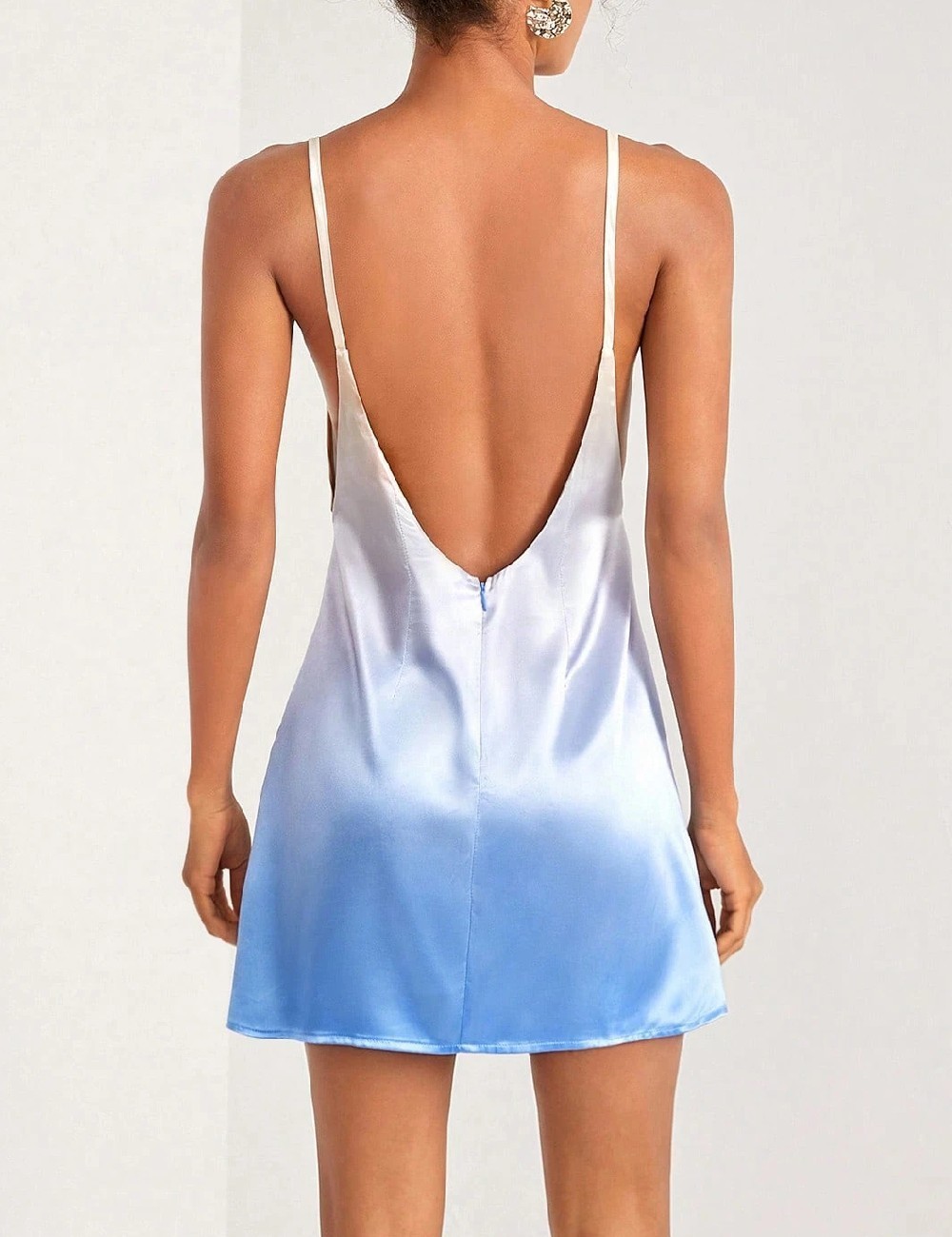 Rochie scurta SHEIN, albastru - 1 | YEO