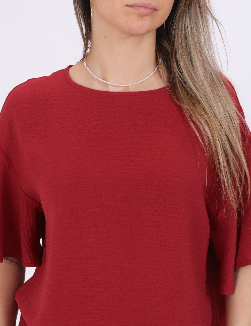 Bluza Oversize Vero Moda, rosu - 1 | YEO