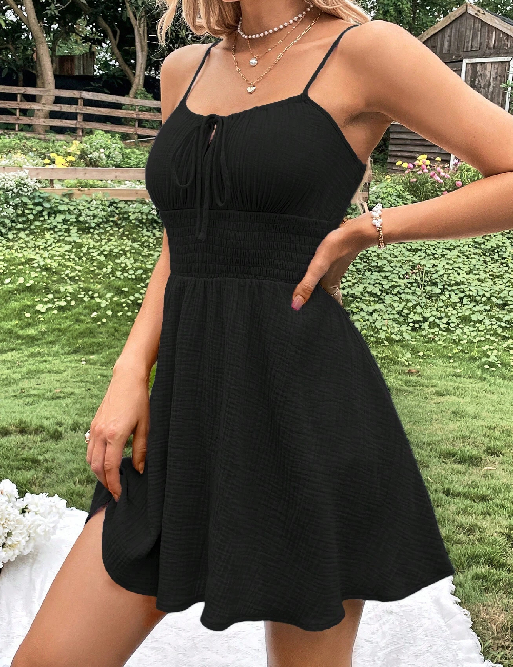 Rochie scurta SHEIN, negru