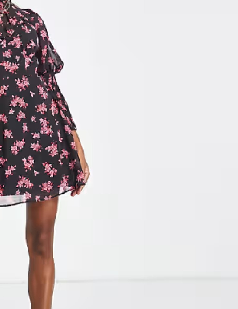 Rochie scurta PETITES MISS SELFRIDGE, negru - 1 | YEO