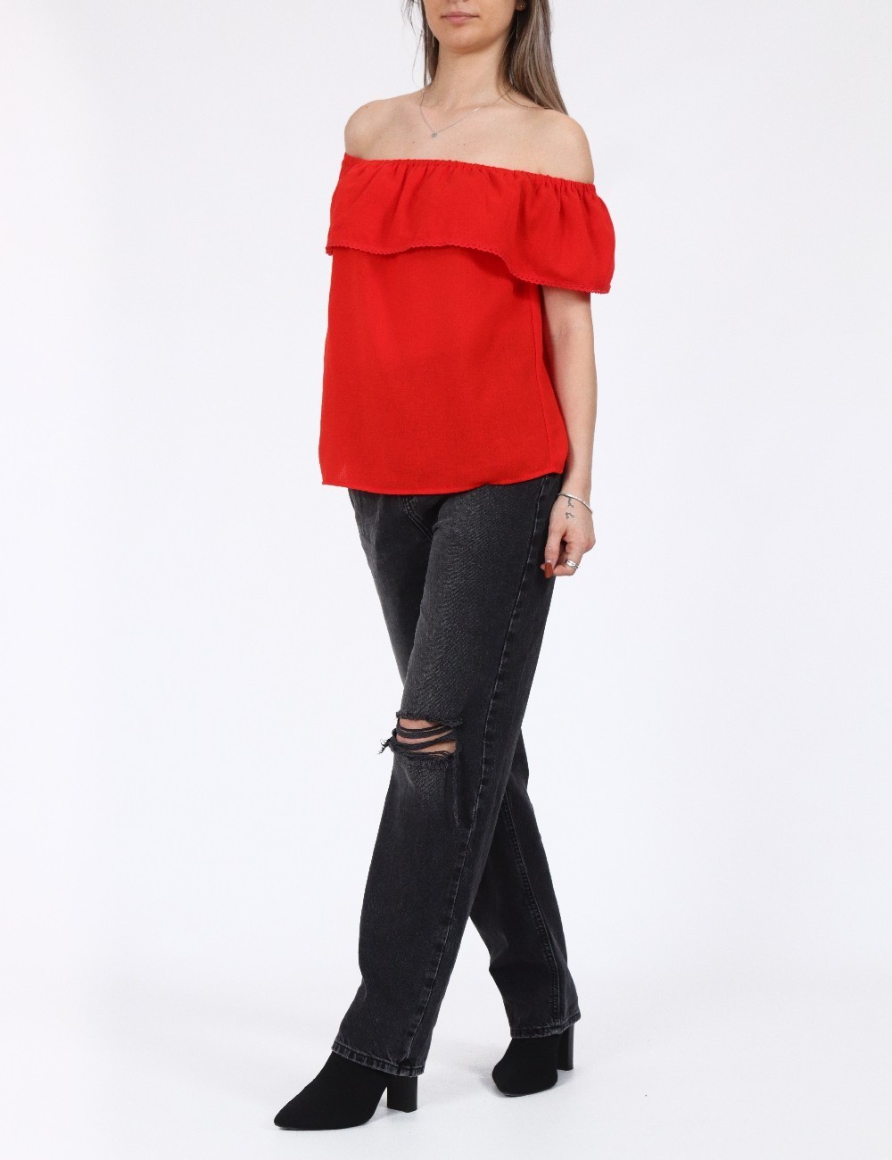 Bluza Vero Moda, rosu - 1 | YEO