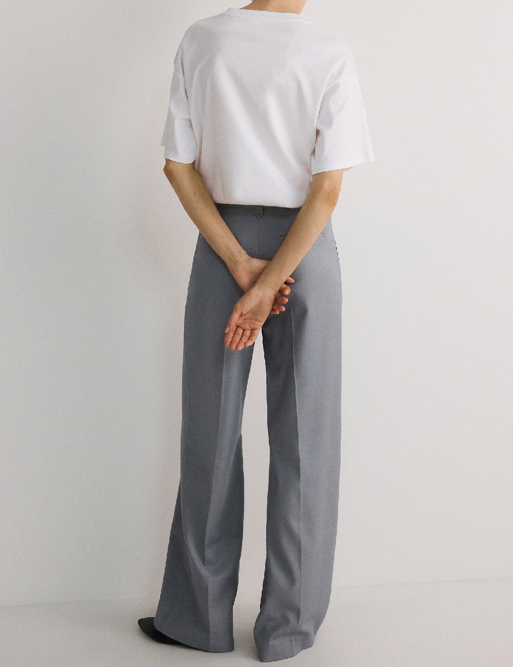 Pantaloni Reserved, gri - 1 | YEO