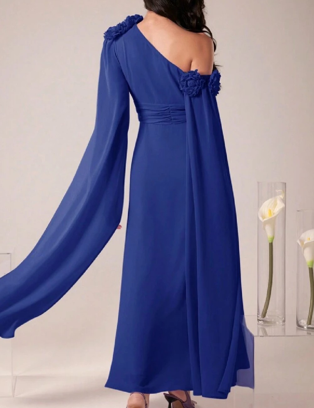 Rochie lunga SHEIN, bleumarin - 1 | YEO