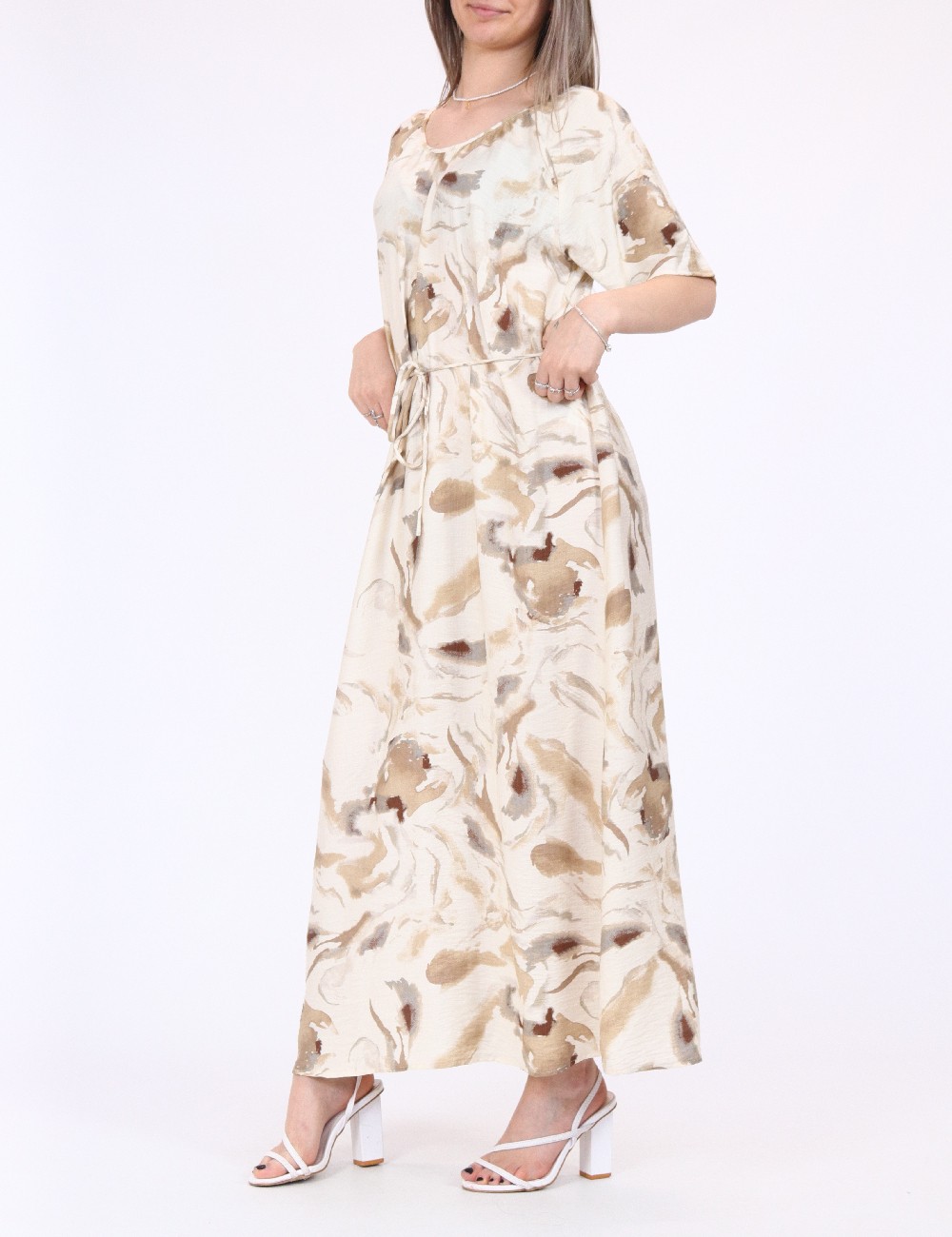 Rochie lunga Vero Moda, crem - 1 | YEO