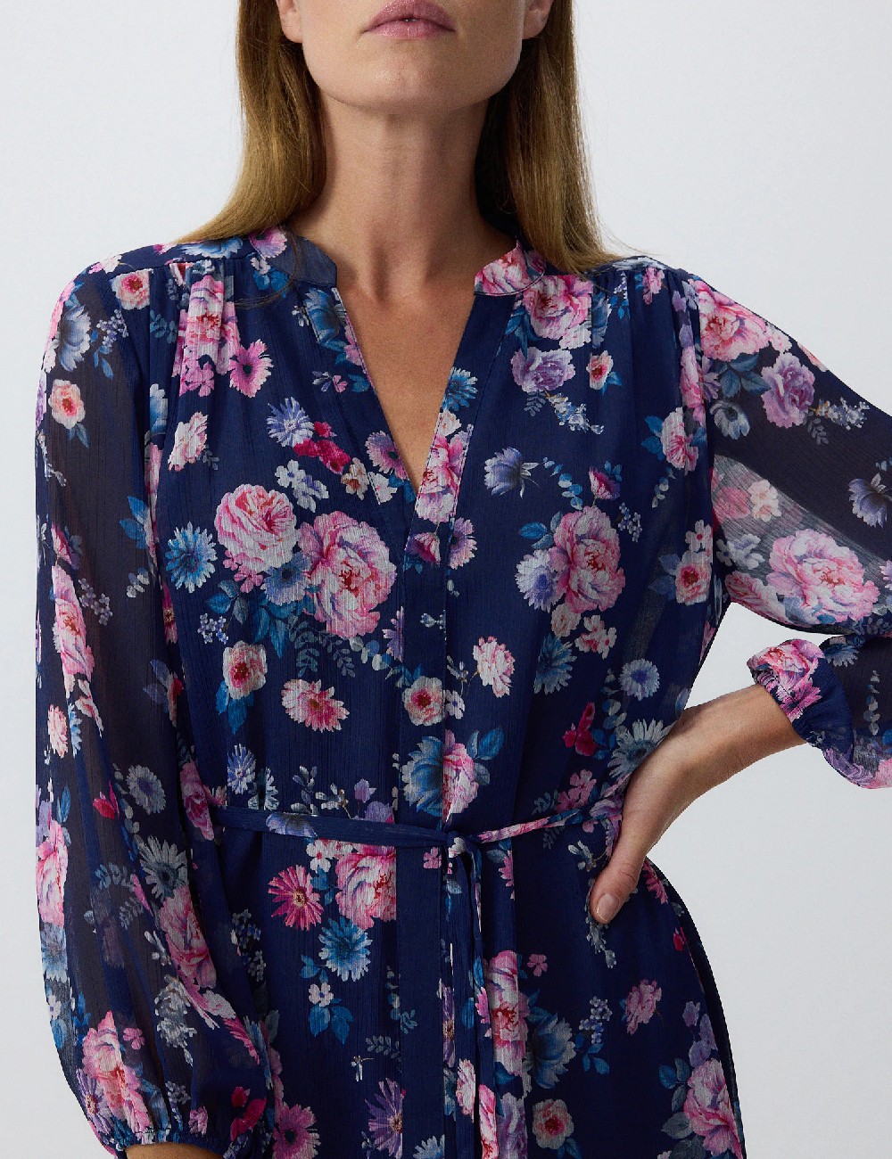 Rochie scurta Reserved, floral print - 1 | YEO