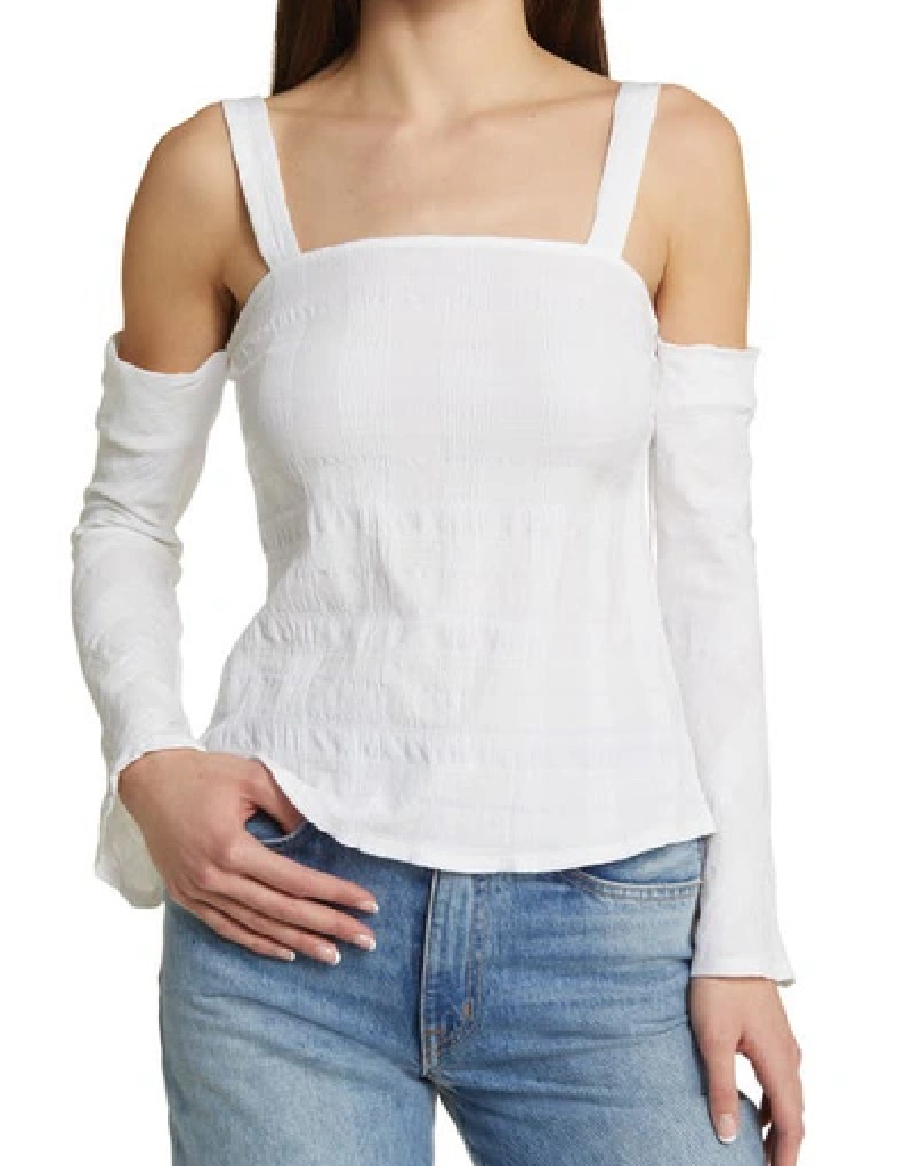 Bluza Top Shop, alb