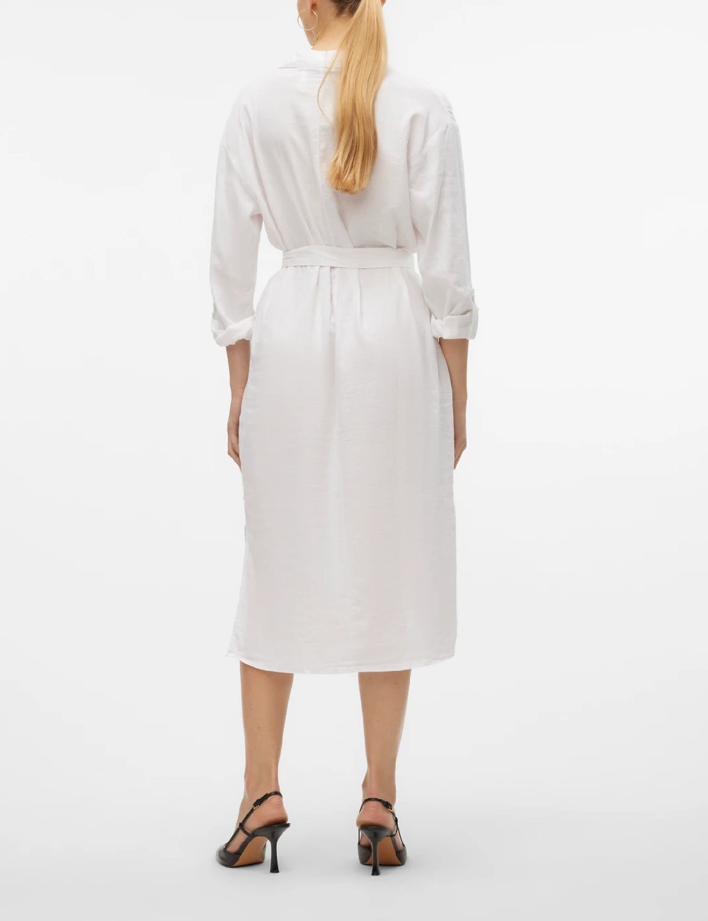 Rochie medie Vero Moda, alb - 1 | YEO