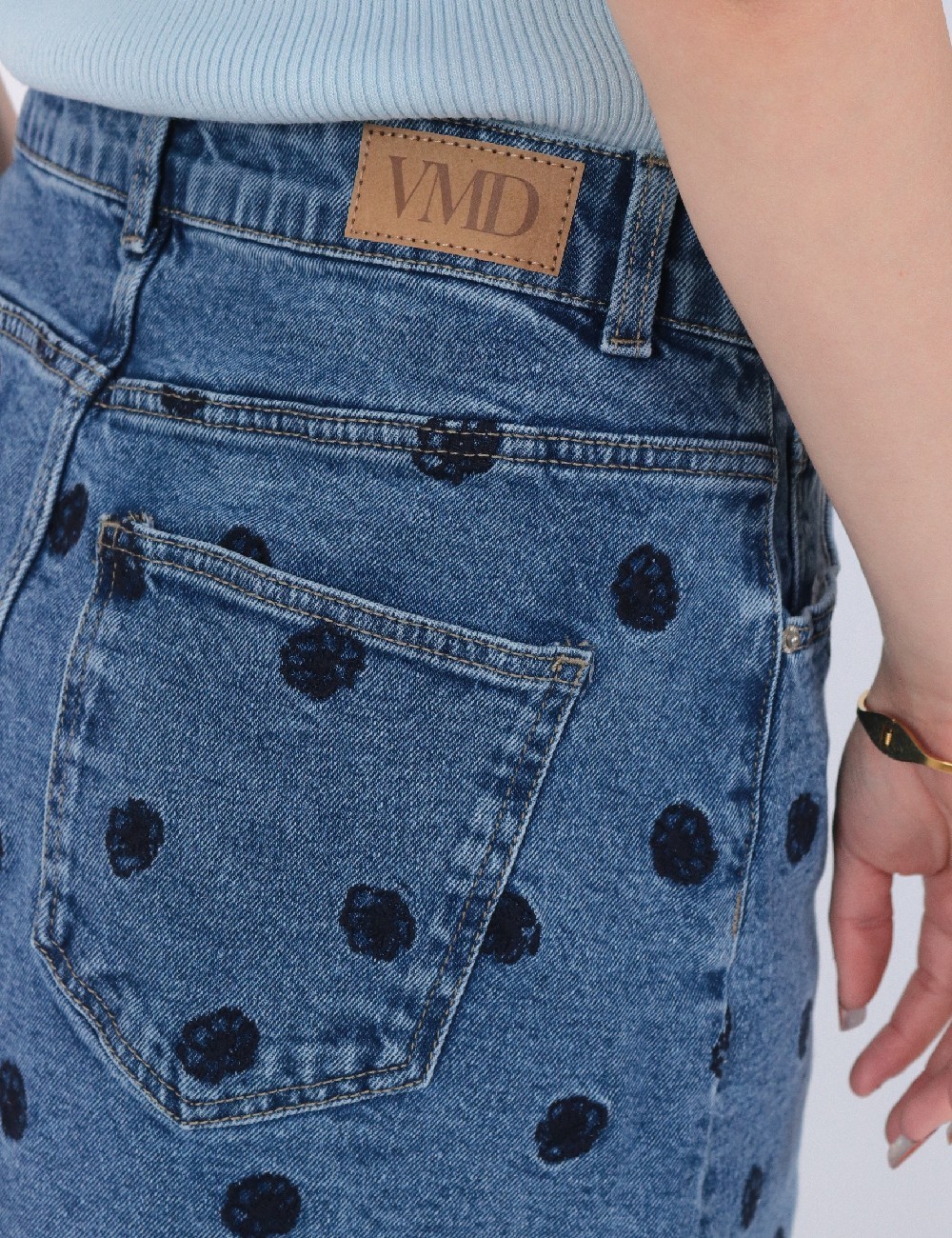 Fusta Vero Moda, albastru - 1 | YEO