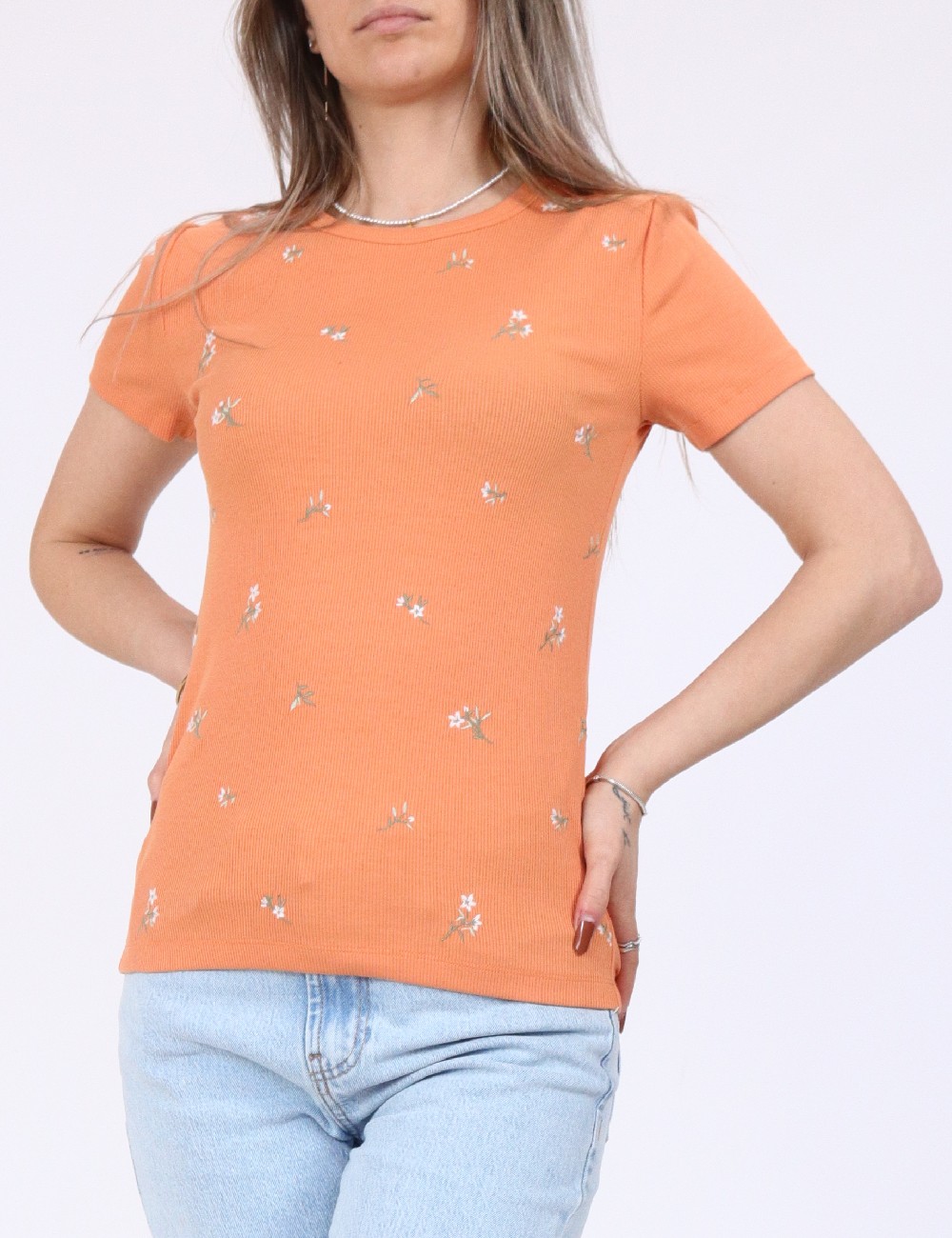 Tricou Vero Moda, portocaliu - 1 | YEO