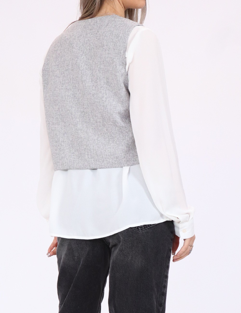 Vesta Vero Moda, gri - 1 | YEO