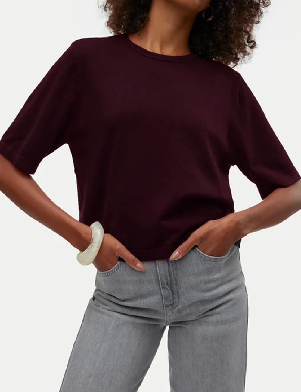 Bluza Oversize Vero Moda, pruna - 1 | YEO