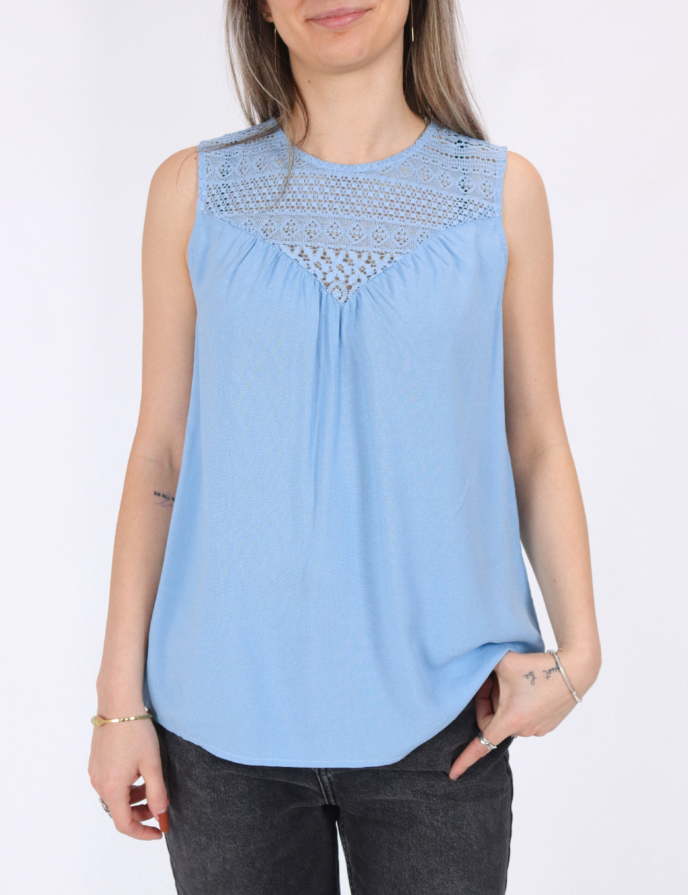 Bluza Vero Moda, bleu