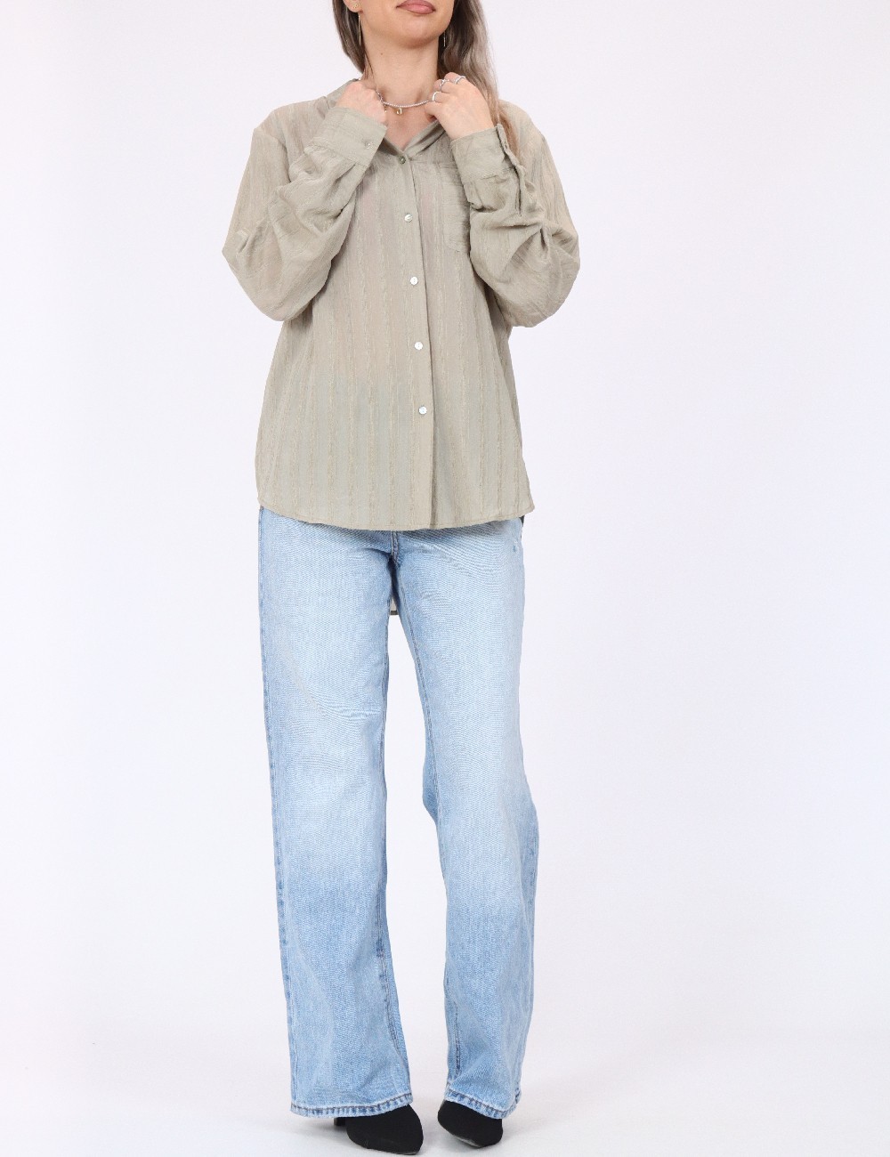 Camasa Vero Moda, verde - 1 | YEO