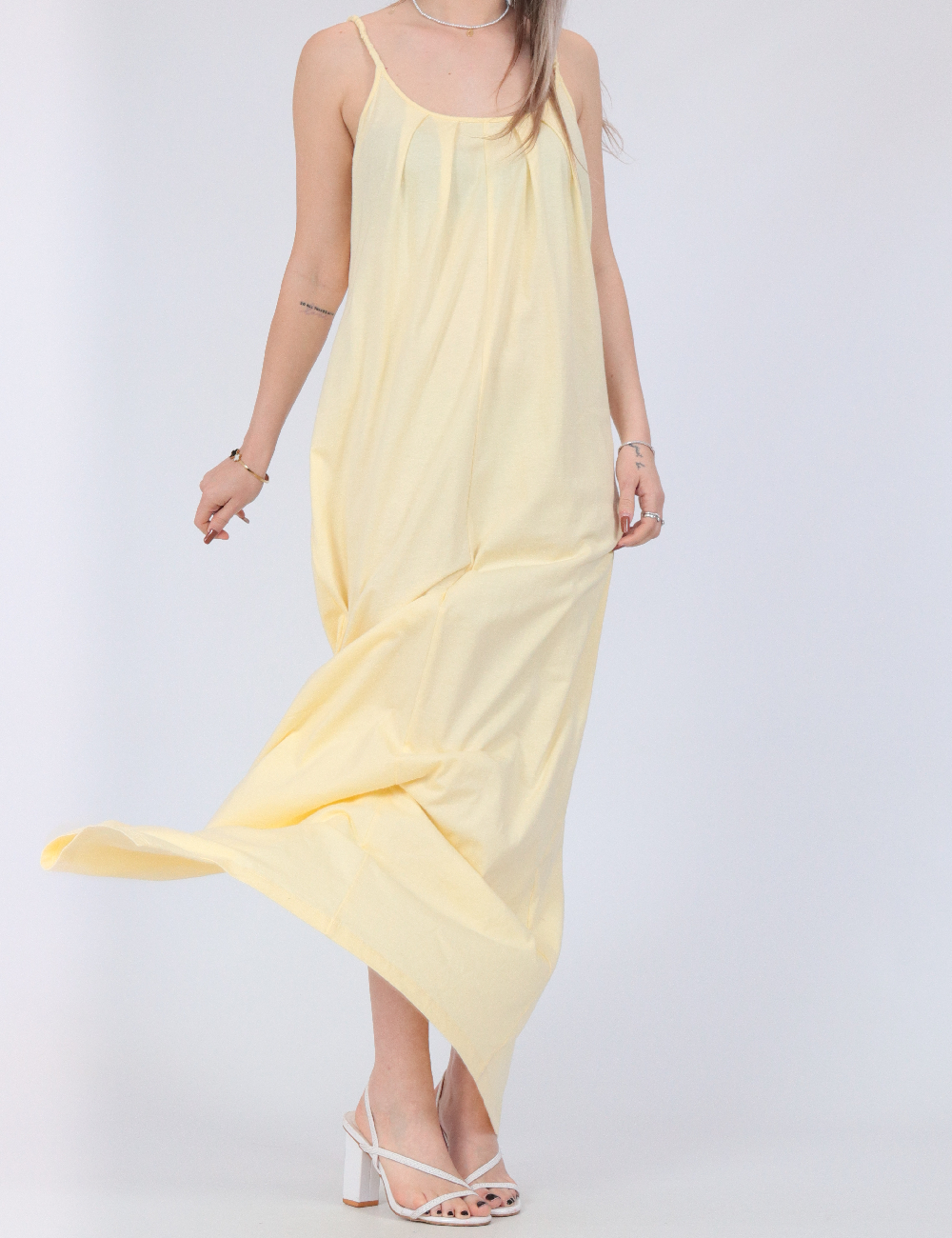 Rochie lunga Vero Moda, galben