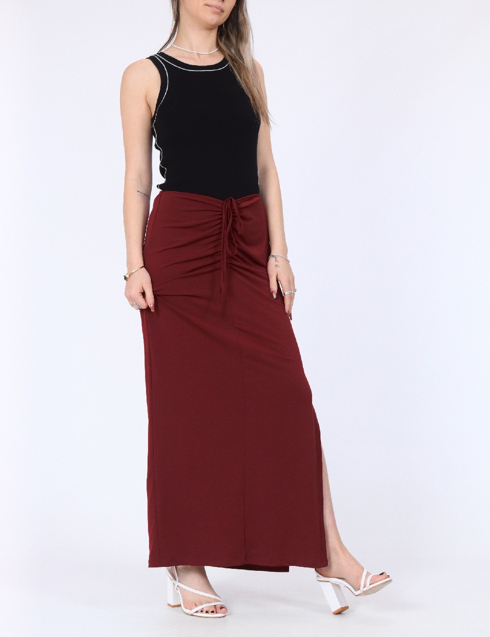 Fusta Vero Moda, rosu - 1 | YEO