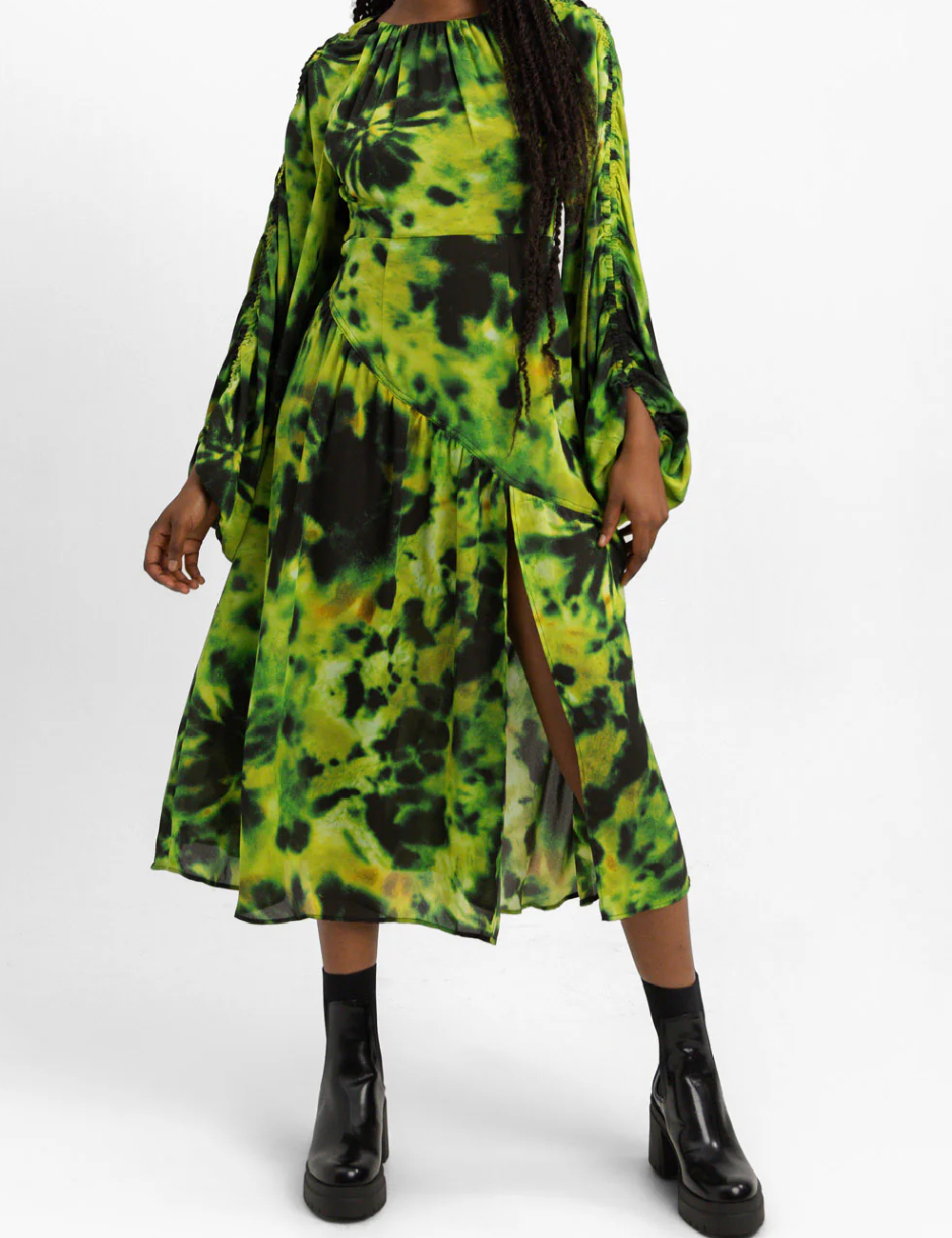 Rochie medie Top Shop, verde