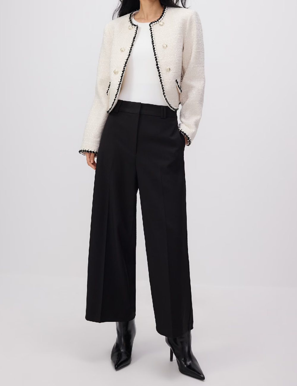 Pantaloni Reserved, negru