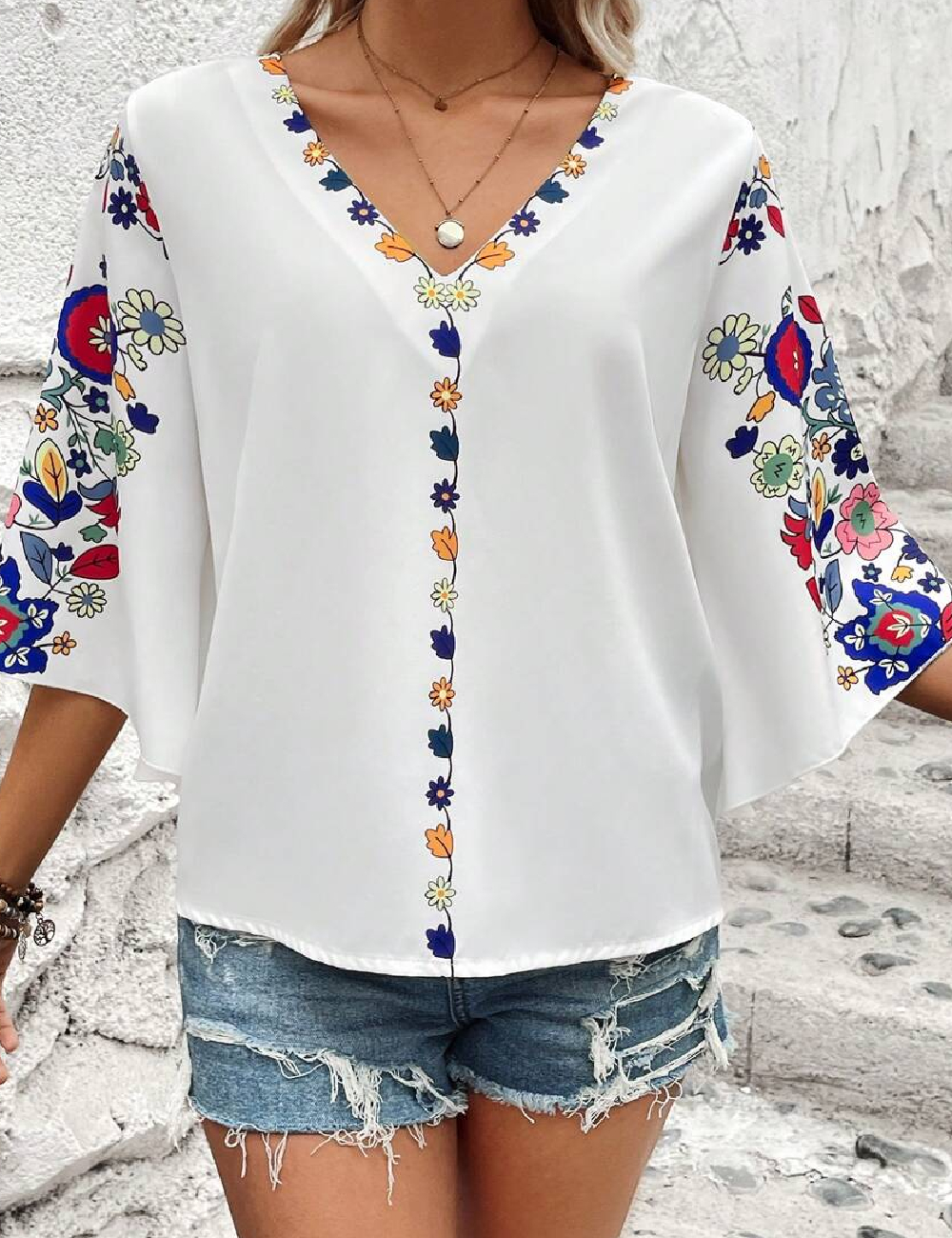 Bluza SHEIN, alb