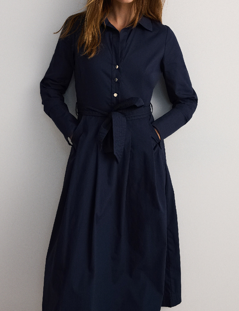 Rochie medie Reserved, bleumarin - 1 | YEO