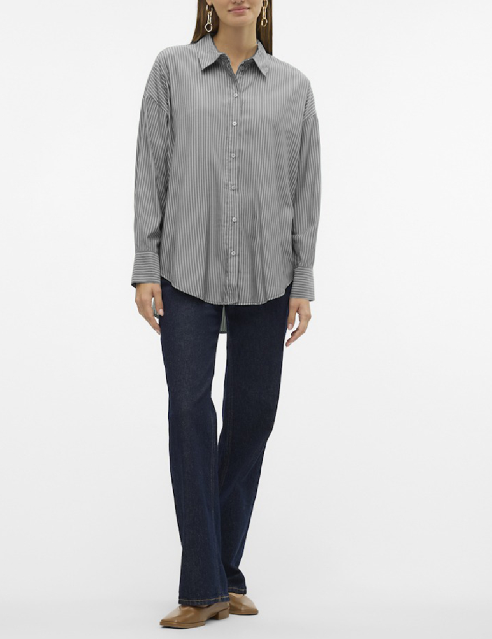 Camasa Vero Moda, gri