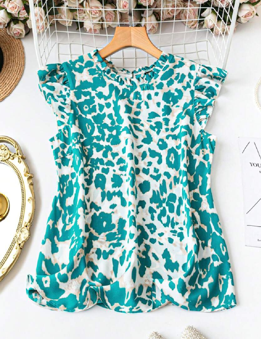 Bluza SHEIN CURVE, albastru