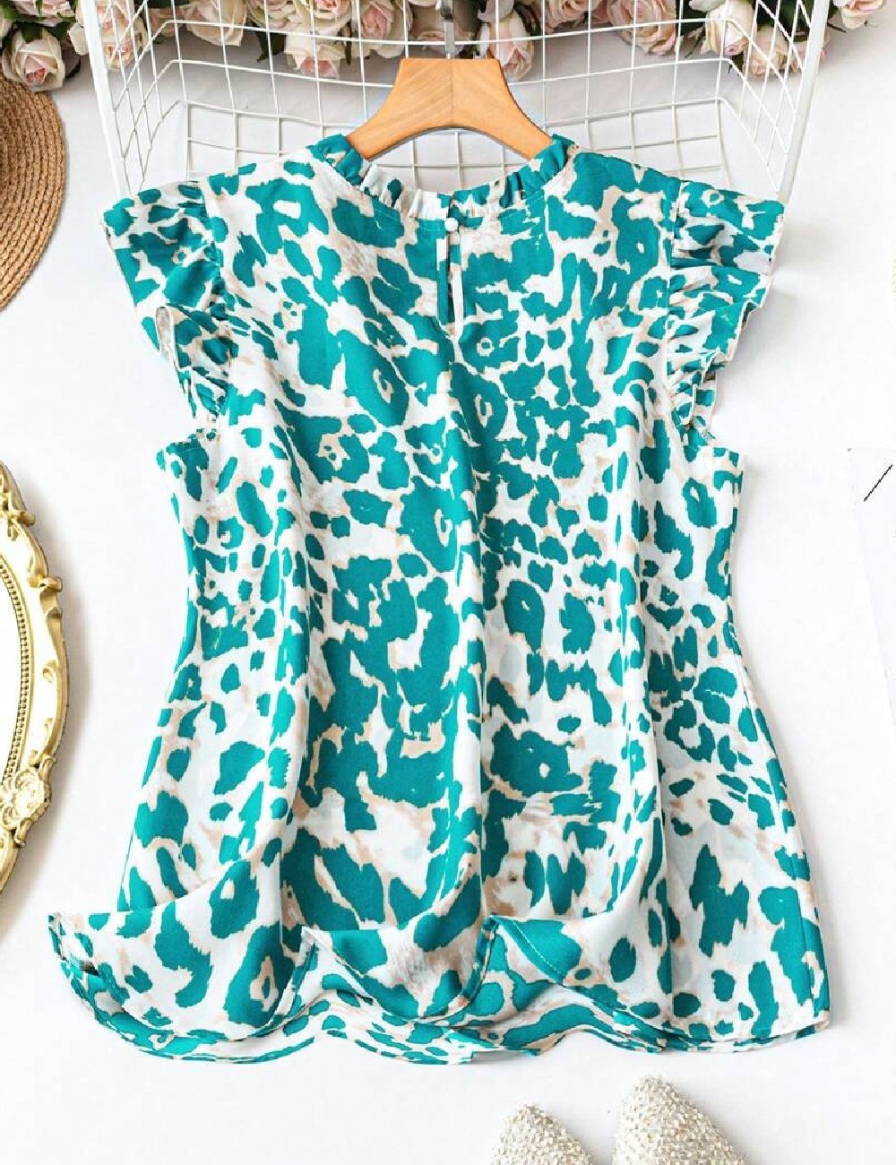Bluza SHEIN CURVE, albastru - 1 | YEO