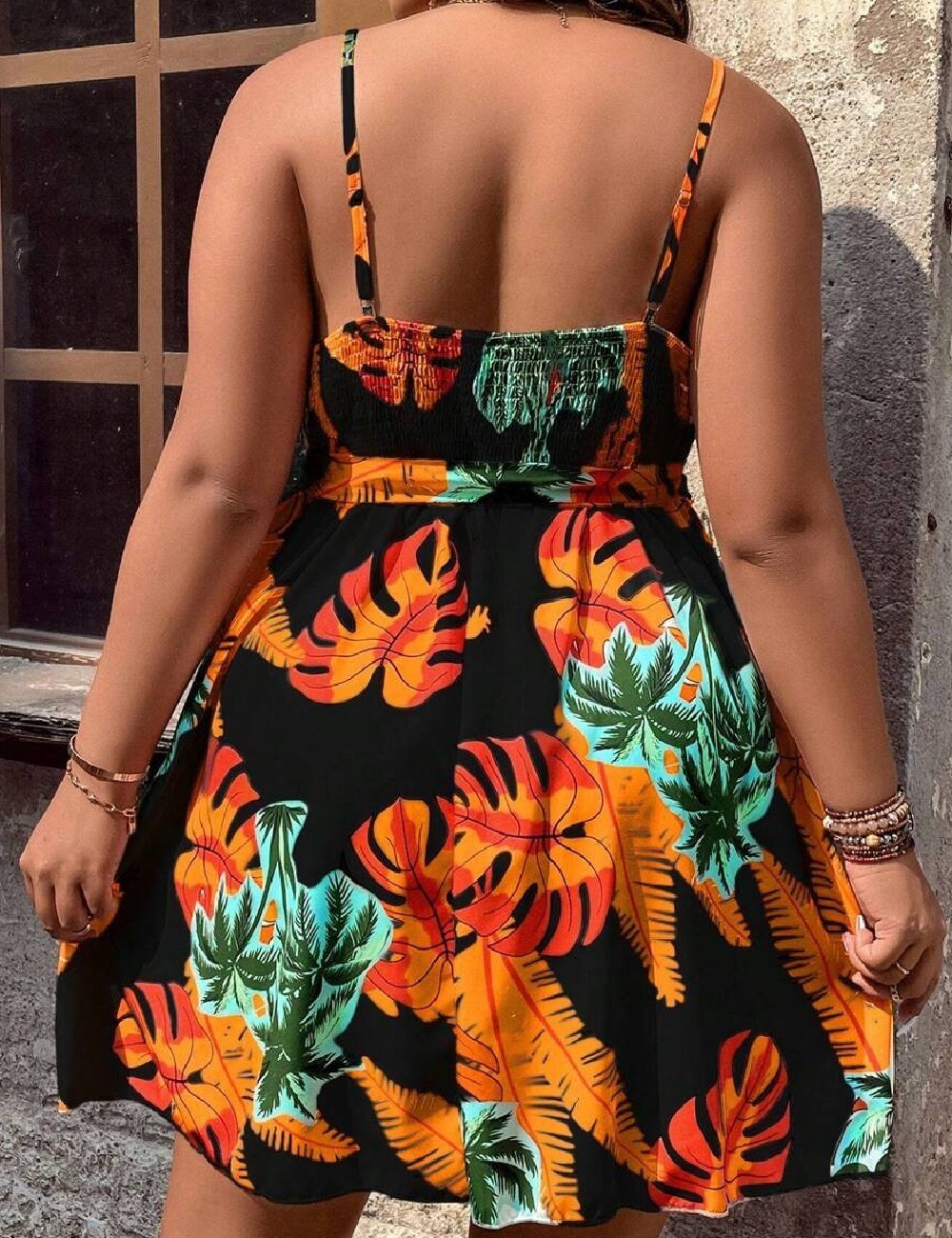 Rochie scurta SHEIN CURVE, mix culori - 1 | YEO