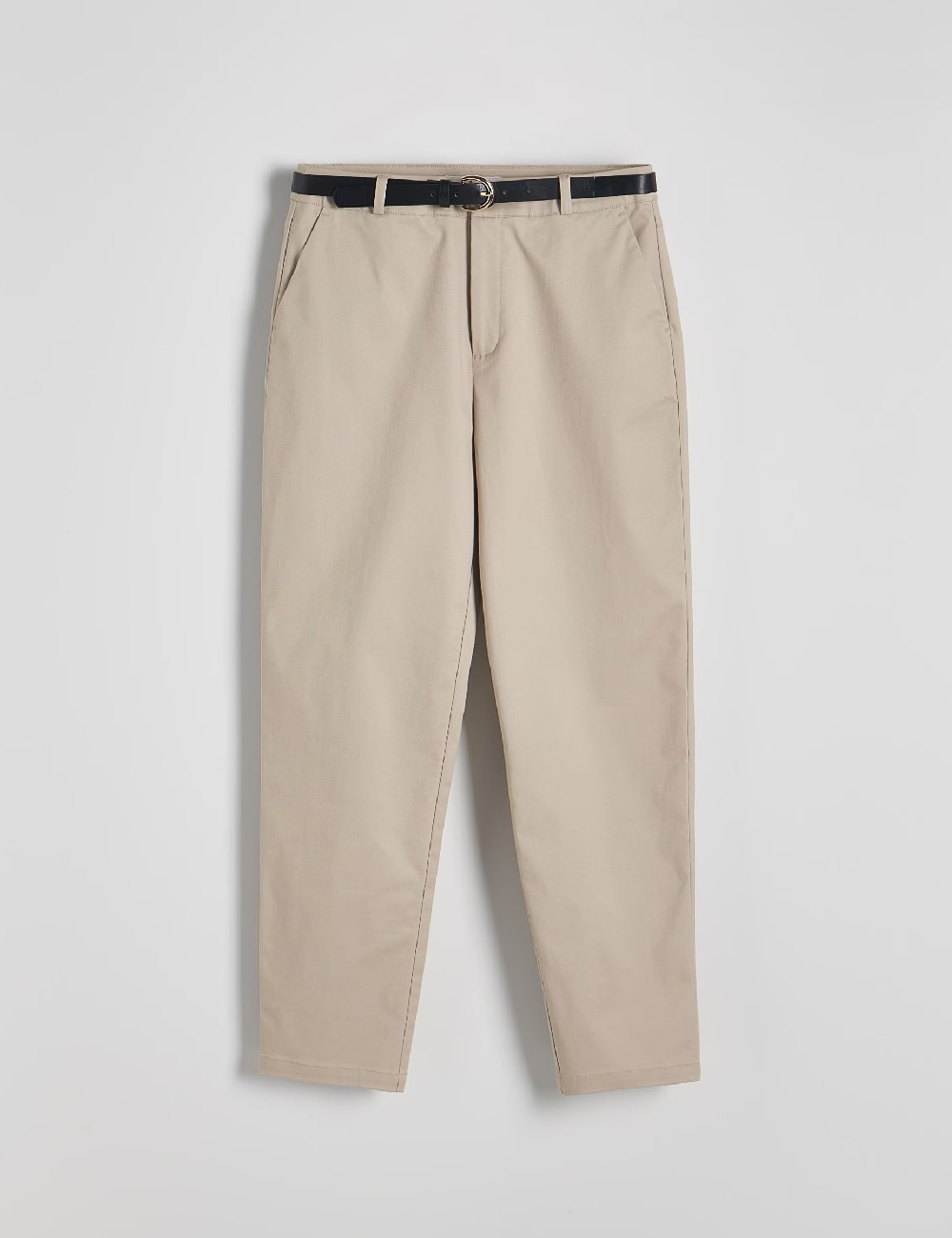 Pantaloni Reserved, crem - 1 | YEO