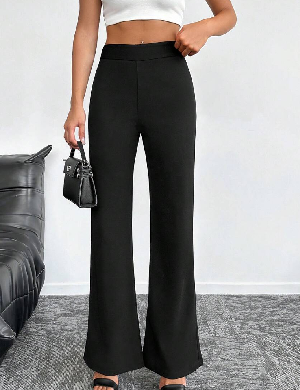 Pantaloni SHEIN, negru