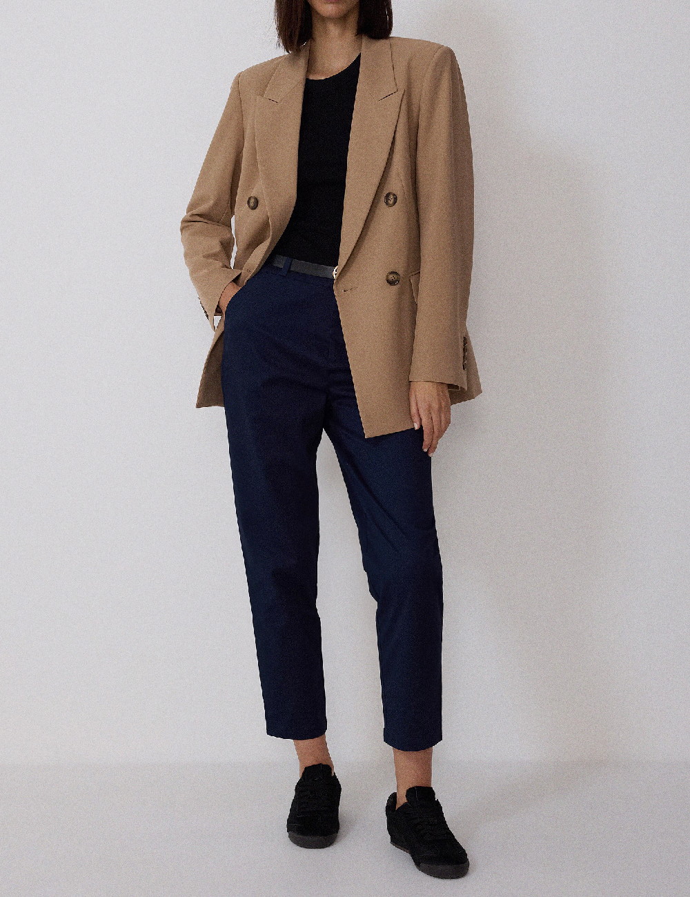 Pantaloni Reserved, bleumarin