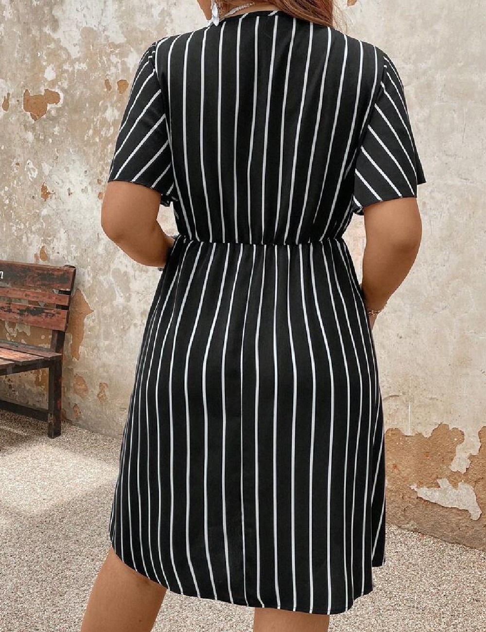 Rochie scurta SHEIN CURVE, negru - 1 | YEO