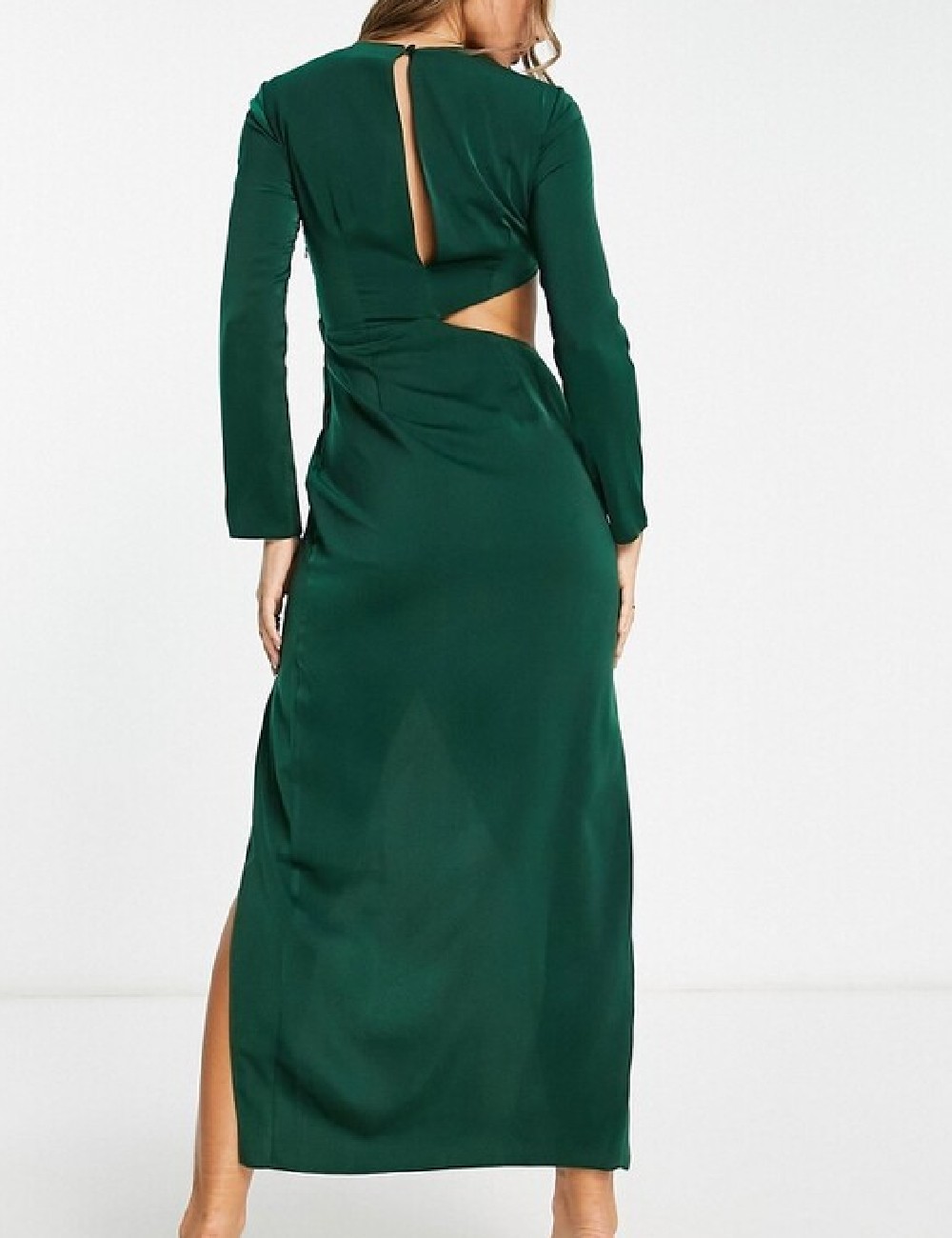 Rochie lunga ASOS, verde - 1 | YEO