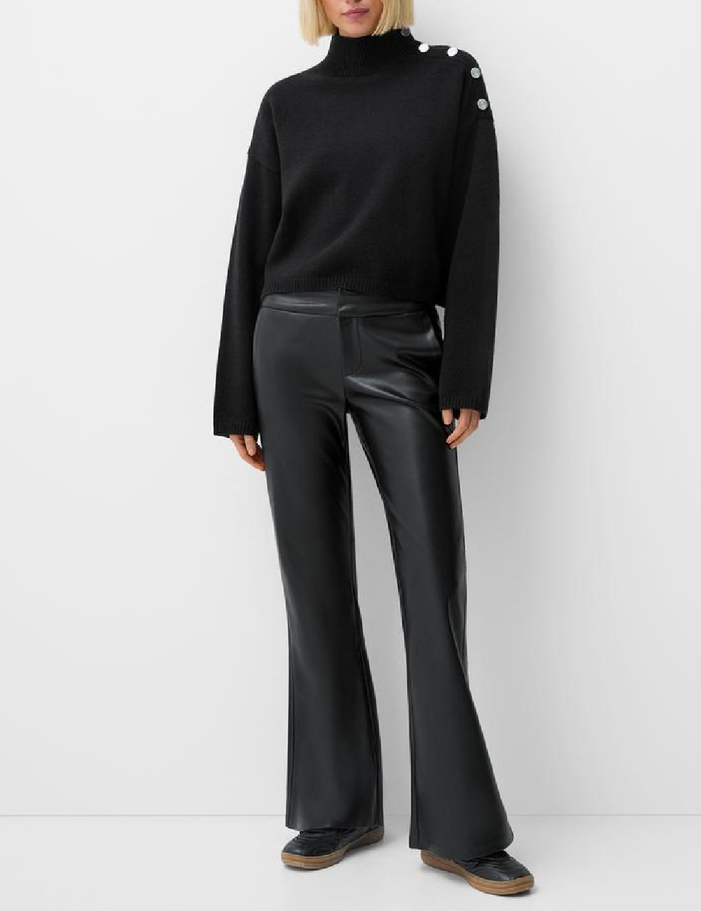 Pantaloni Bershka, negru
