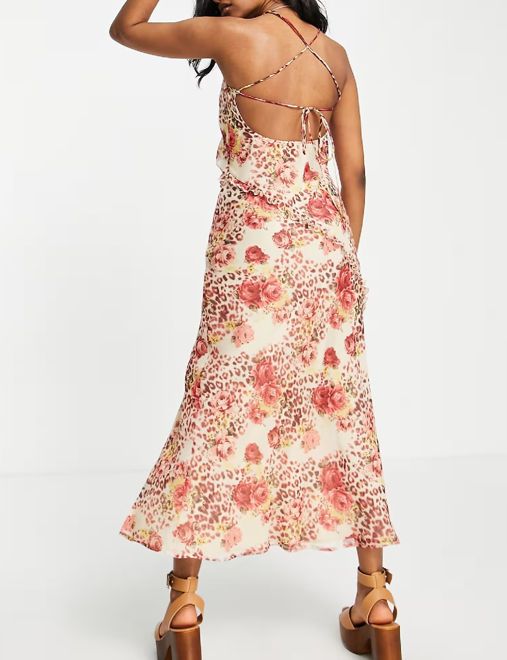 Rochie lunga ASOS, floral print - 1 | YEO