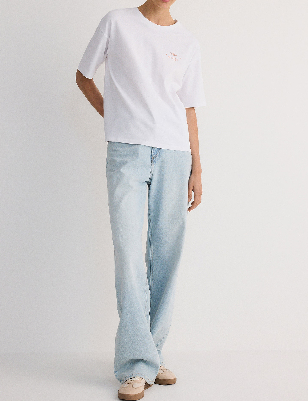 Tricou Reserved, alb