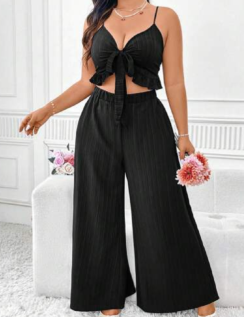 Compleu SHEIN CURVE, negru