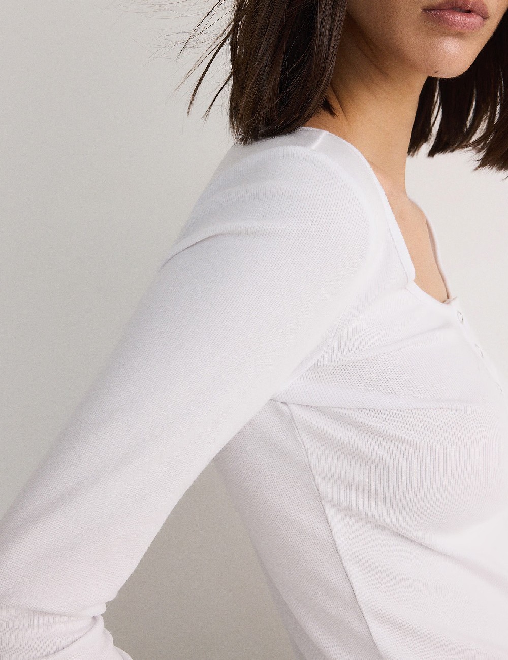 Bluza Reserved, alb - 1 | YEO