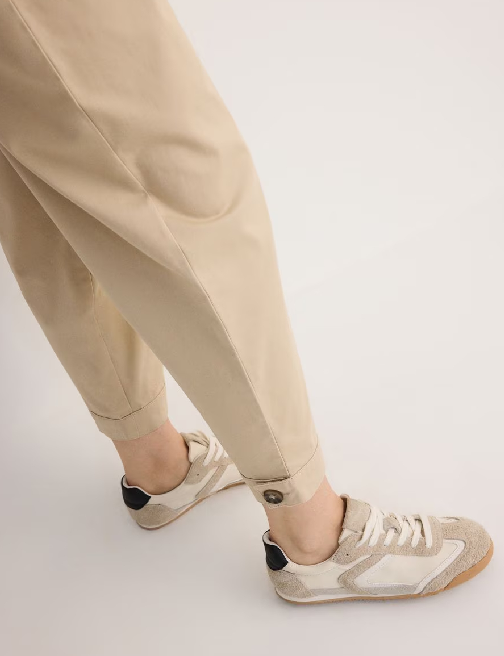 Pantaloni Reserved, bej - 1 | YEO