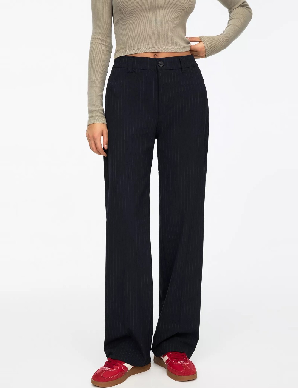 Pantaloni Pull&Bear, albastru - 1 | YEO