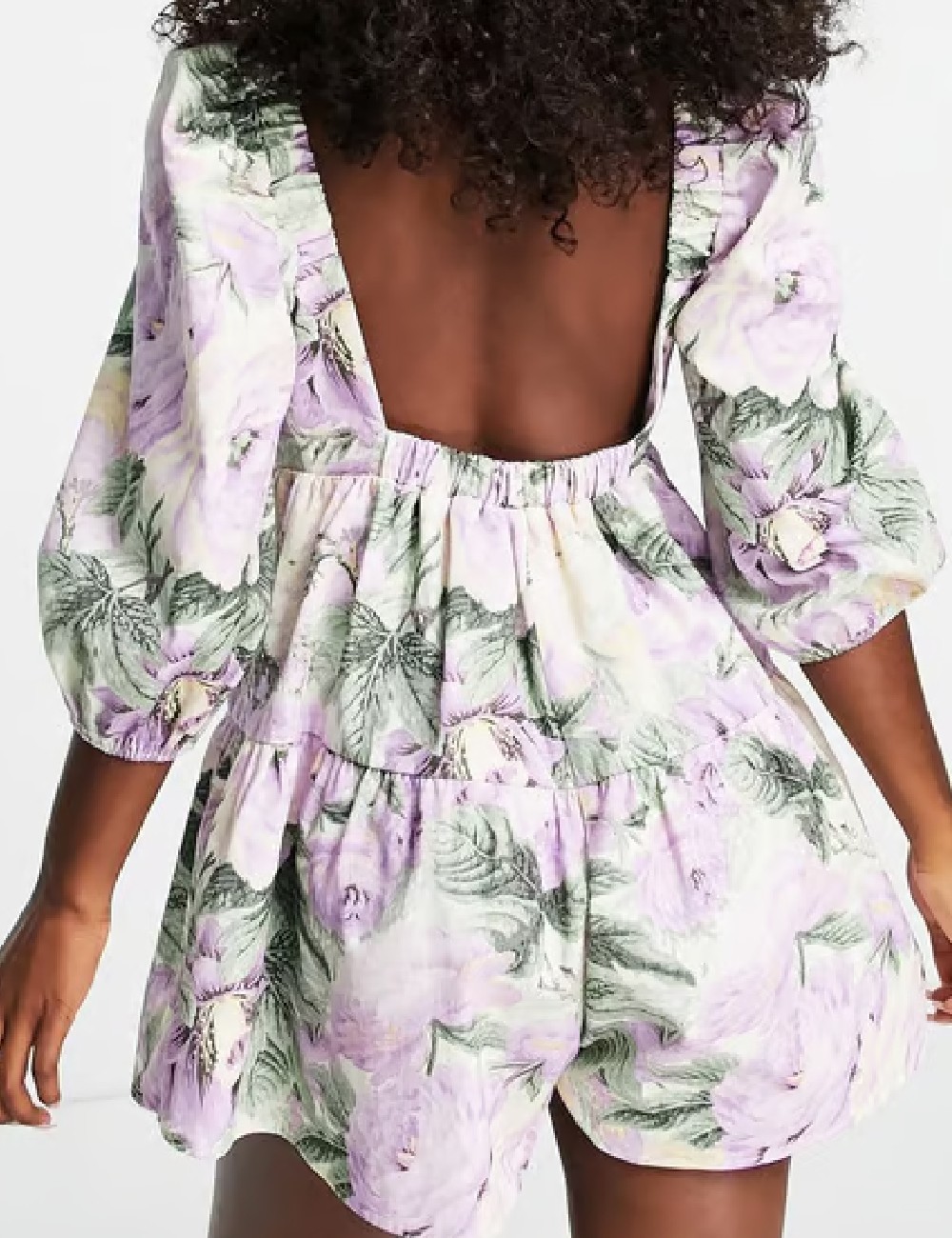 Salopeta ASOS, floral print - 1 | YEO