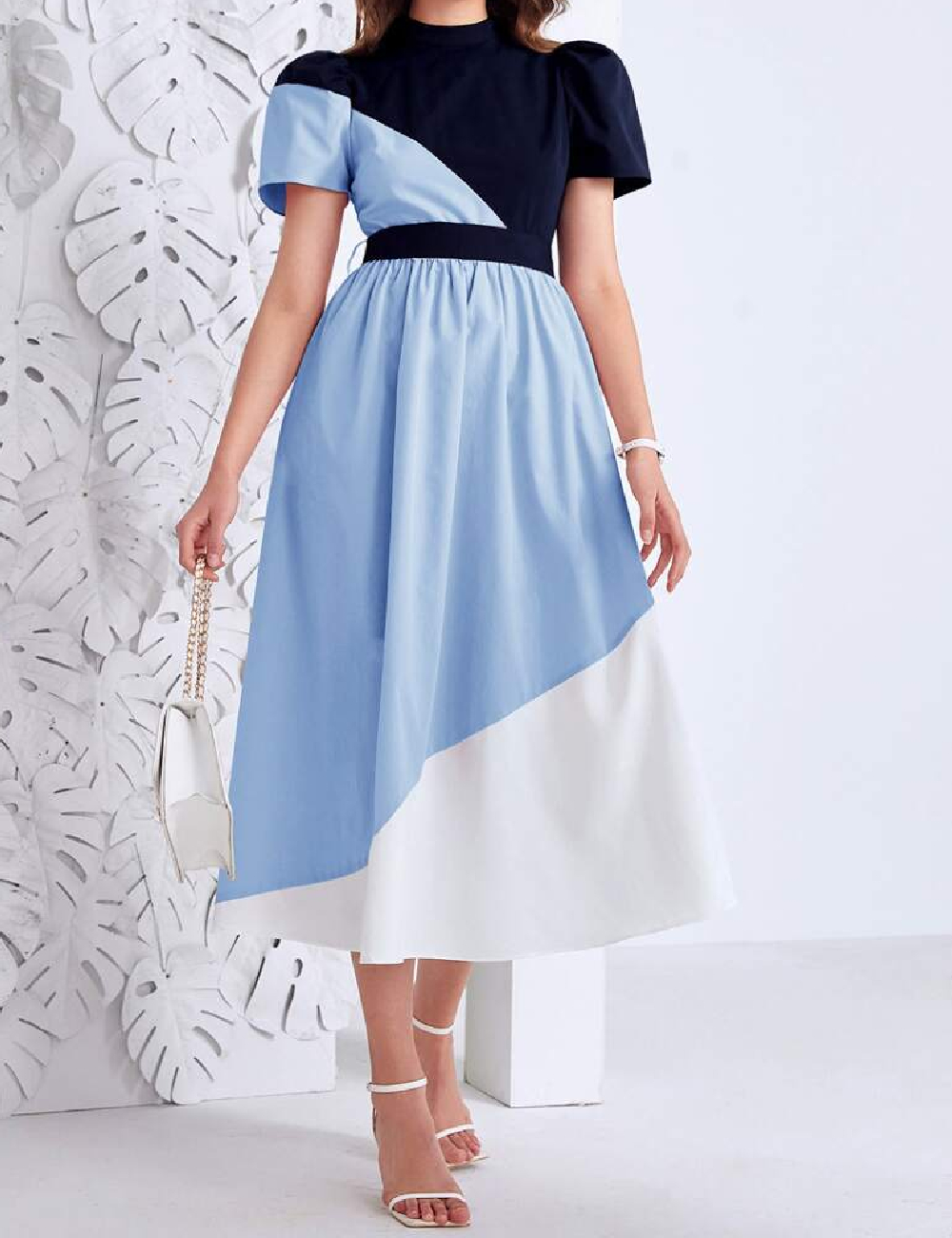 Rochie medie SHEIN, albastru