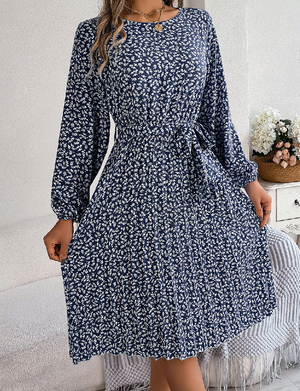 Rochie scurta SHEIN, bleumarin