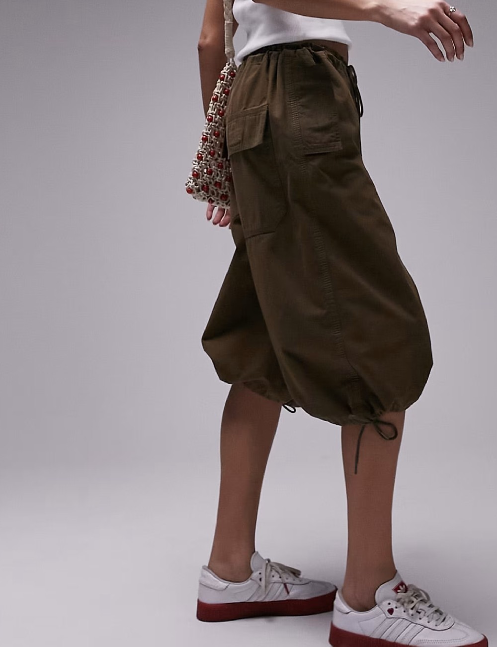Pantaloni scurti Top Shop, verde - 1 | YEO