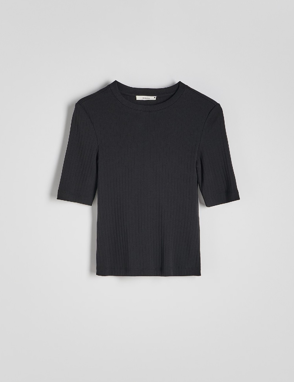 Tricou Reserved, negru - 1 | YEO